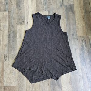 Left Of Center EUC Tank Top Hi Low Asymmetric Hem Anthropologie Blouse Size XS